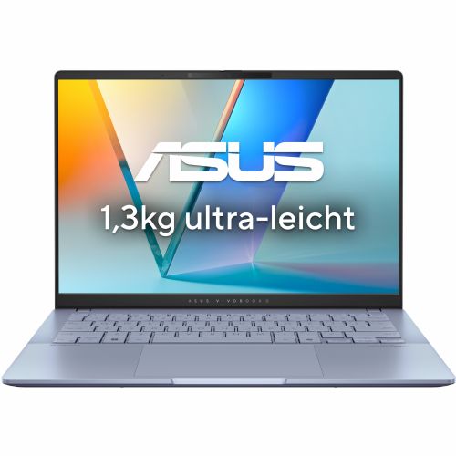Prenosnik Asus Vivobook S 14 OLED Ultra 7 256V, 14" WUXGA OLED, 16GB RAM, 1TB SSD, Copilot+PC, DE, Windows 11,