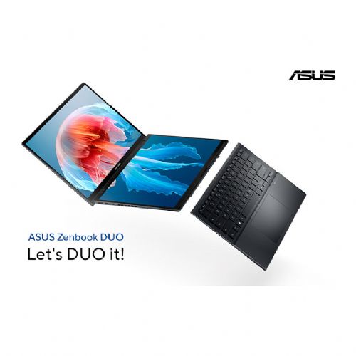 Computer portatile Asus ZenBook Duo Intel Ultra 9-285H/32/GB/SSD 2TB NVMe/35,6 cm (14") 3K OLED/DE/Win11Home, nero (UX8406CA-PZ068X)