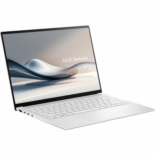 Prenosnik Asus Zenbook S 14 Intel Ultra 7-256V/16GB/SSD 1TB NVMe/35,6 cm (14") OLED 3K 550niti/Win11Home, bela (UX5406SA-PV044W)