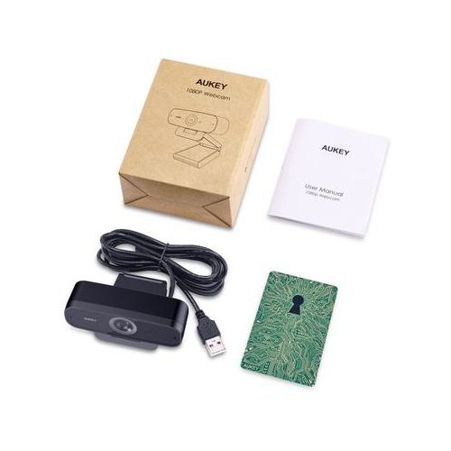 Spletna kamera Aukey PC-W3 Stream Series Full HD s senzorjem 1/2,9&quot;-CMOS črna
