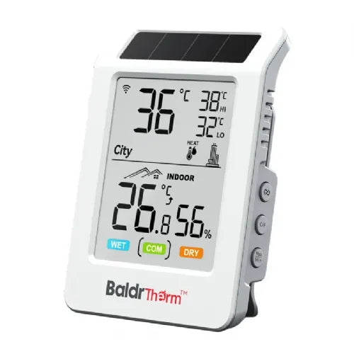 BALDRTHERM HCS596WB solar-powered thermohygrometer with wireless network