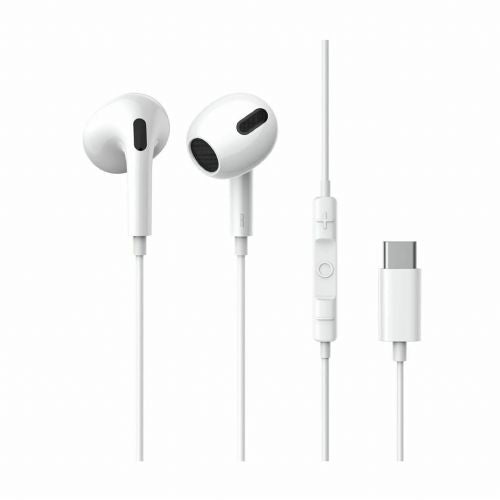 Baseus Encok C17 headphones with microphone, USB-C, white (NGCR010002)