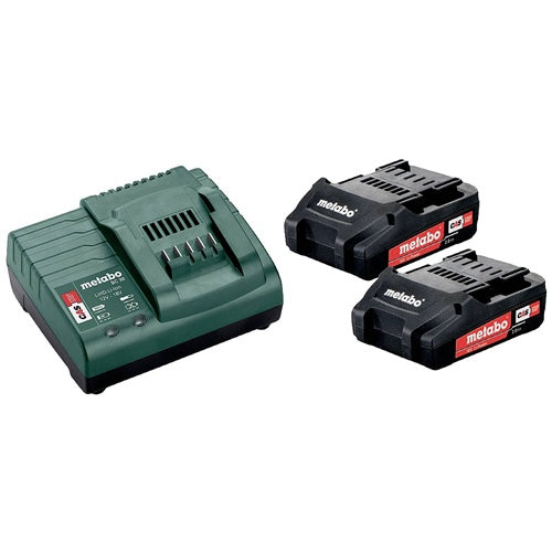 Metabo cordless tool battery 2 x 2.0 Ah 18 V Li-ion CAS set