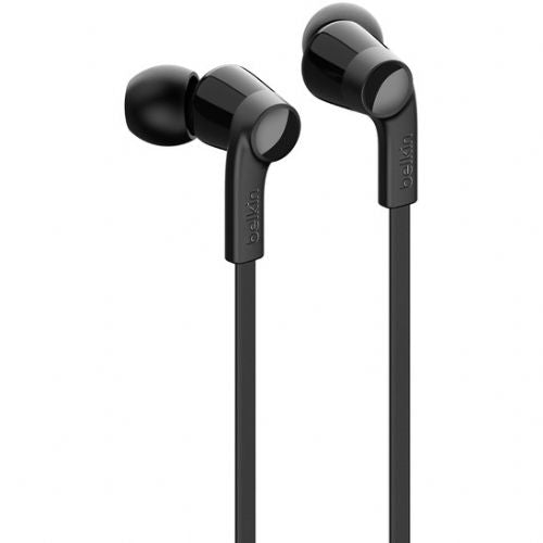 Ušesne slušalke Belkin Rockstar z USB-C priključkom, črne