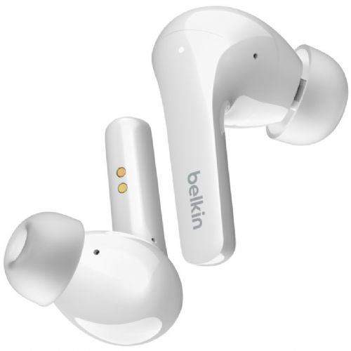 Belkin SOUNDFORM Flow In-Ear slušalke z odpravljanjem hrupa, bele