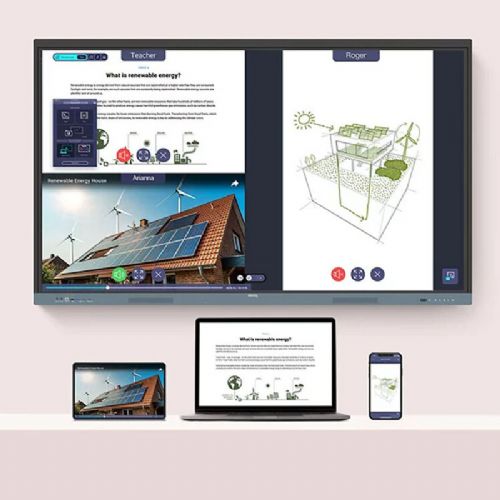 BenQ Board Essential RE8604 218,4cm (86") 4K IPS EDLA na dotik interaktivni monitor