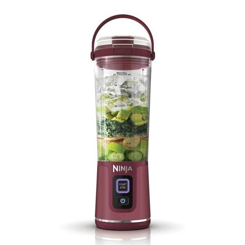 Blender Ninja Blast BC151EUCR (jagodičasto-črn, polnilen USB-C, 530 ml skodelica)