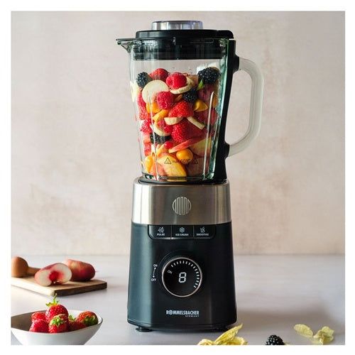 Blender Rommelsbacher MX 1260 (črna/nerjaveče jeklo, 1200 W, 1,5 litra)
