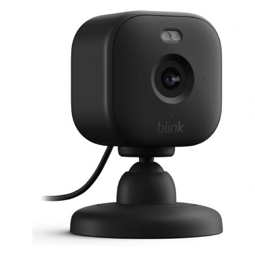 Varnostna kamera Amazon Blink Mini 2 HD 1080p, nočni vid, Wi-Fi, zaznavanje gibanja, IP65, črna