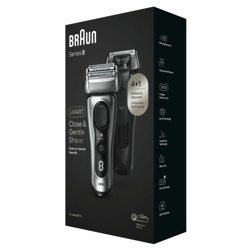 Braun Series 8 8517s mokro-suhi brivnik Galvano Silver