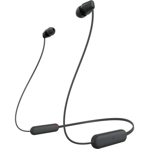 Brezžične slušalke Sony WI-C100B, Bluetooth, USB-C, črna