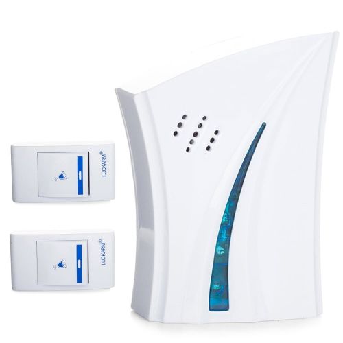 Wireless doorbell 38 melodies up to 180m - two buttons
