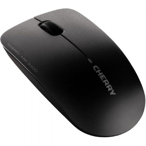 Brezžična miška Cherry MW 2400, optična, USB-sprejemnik, 3 tipke, črna