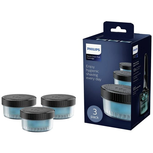 Philips Cleaning Cartridges for Quick Clean Pod, 3-pack (3 x 160 ml, for cleaning station)