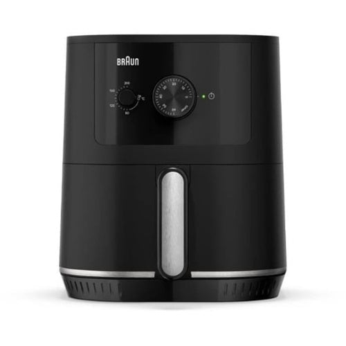 Friggitrice ad aria Braun MultiFry 3 HF 3000I, nero opaco, 1500 W, cestello da 4.3 l, termostato regolabile, intervallo di temperatura 80–200 °C