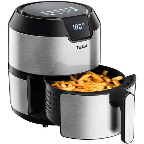 Cvrtnik Tefal EY401D Easy Fry Deluxe, črna/srebrna (EY401D)