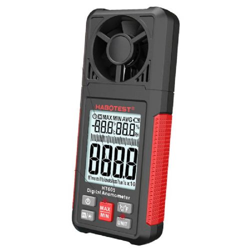 Digital anemometer wind and temperature meter LCD