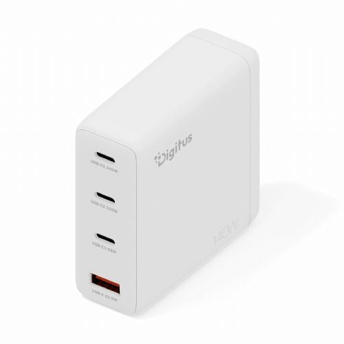 Digitus charger 140W USB 3x TypeC TypeA PD white DA-10305