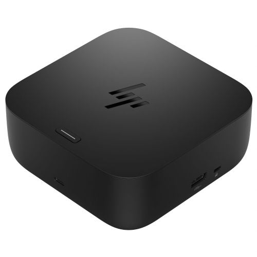 Docking station per laptop HP G6 USB-C, 100 W, 2 porte DisplayPort, HDMI, connettore di rete, nera