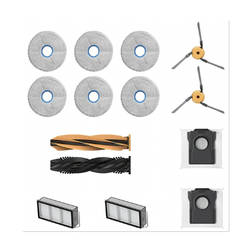Brush and attachments for Dreame RAK77 vacuum cleaner, set of spare filters, brushes, cloths, for L60 Pro Ultra, quick installation