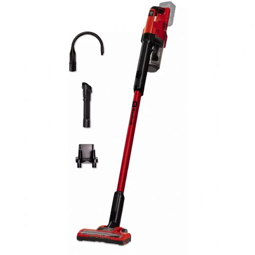 Pokončni akumulatorski sesalnik Einhell TE-SV 18 Li-Solo, brez baterije in polnilca, rdeča/črna