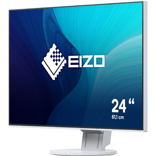 Monitor EIZO EV2456-WT 61,0 cm (24'), 1920 x 1200 (FHD+), IPS, 350 cd/m2, 16:10 DVI+HDMI+DP+USB bela