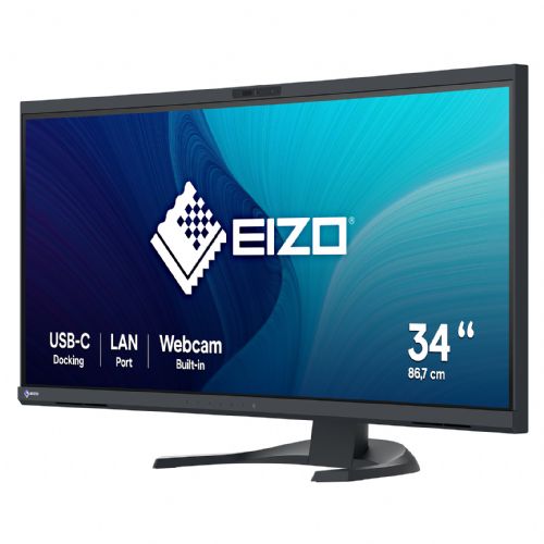 EIZO 86,7 cm (34,1") EV3450XC-BK 21:9 4K 2xHDMI+DP+USB-C Curv