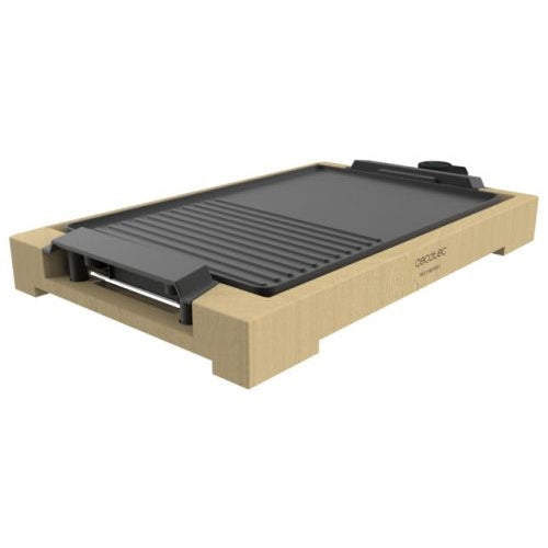 Električna plošča za žar Cecotec Tasty&Grill 2000 Bamboo Black, 2000 W, les
