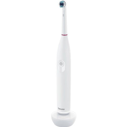 Električna zobna ščetka Beurer TB 30 rotacijska tehnologija, 7600 obr/min, 30 min delovanja, kompaktna, bela