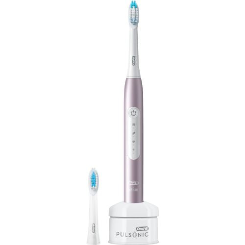 Električna zobna ščetka Braun Oral-B Pulsonic Slim Luxe 4100, rožnato zlata