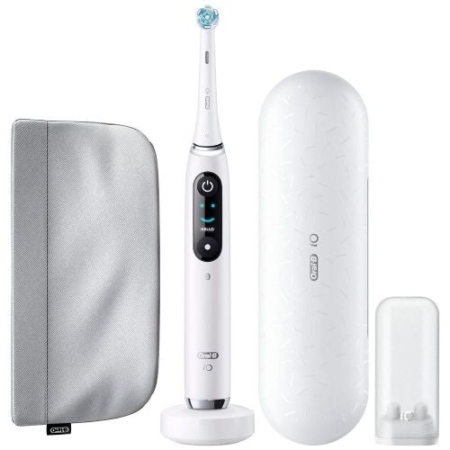 Električna zobna ščetka Oral-B iO Series 9 Luxe Edition (bela, bela alabaster)