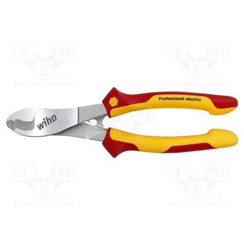 Wiha Professional electric cable cutter (red/yellow, with opening spring)