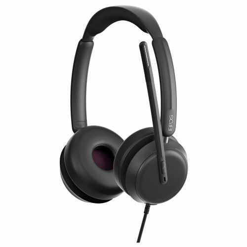 EPOS IMPACT 860 Stereo-Headset mit USB-C- und OpenOffice-Anschluss, inklusive USB-A-Adapter