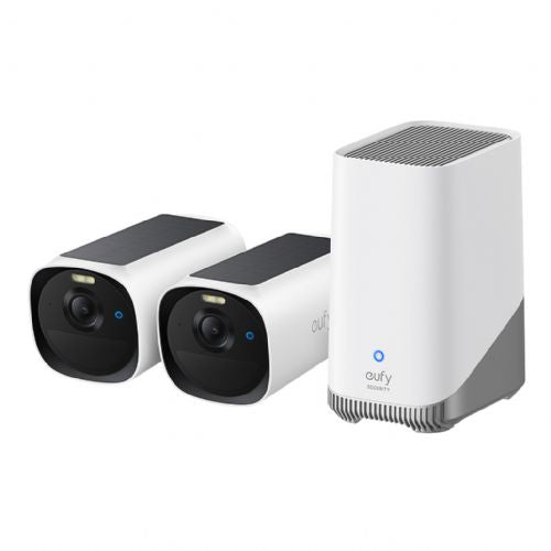 Varnostna kamera Eufy E40 komplet 2 kamer, 2K ločljivost, nočni vid, IP66 vodoodpornost, Wi-Fi povezava, zaznava gibanja