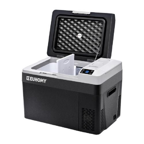 Ledomat Euhomy CF008-30BL 30L, 4 možnosti napajanja, hitro hlajenje, način ECO/MAX, USB polnjenje, črna