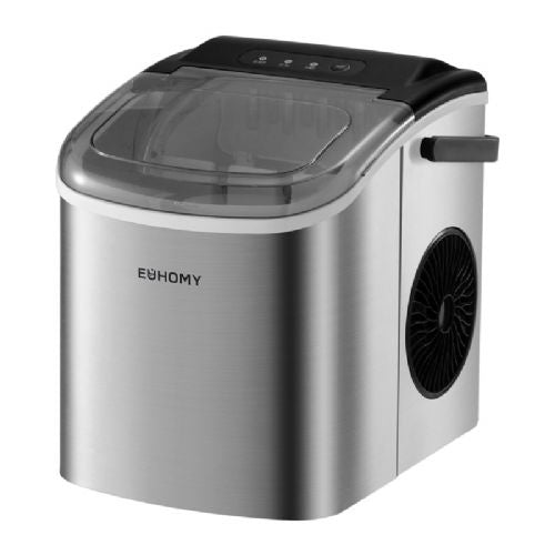 Ledomat Euhomy IM001 1,2 l, 12 kg/24 h, hitra priprava ledu, samodejno čiščenje, srebrn