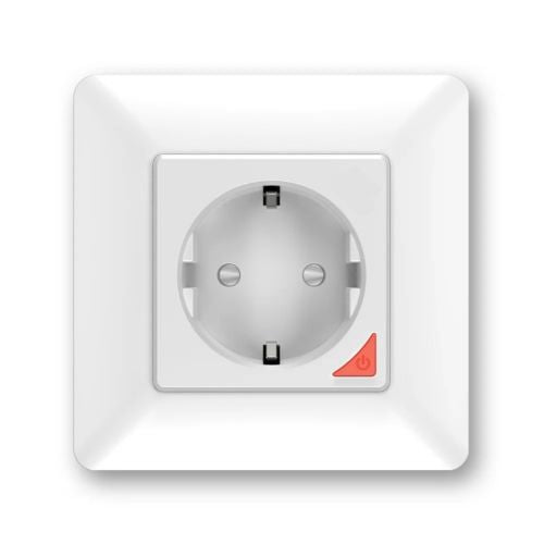 EXTRALINK SMART LIFE VTIČNICA 230V + ENOJNI OKVIR, WIFI, BELA