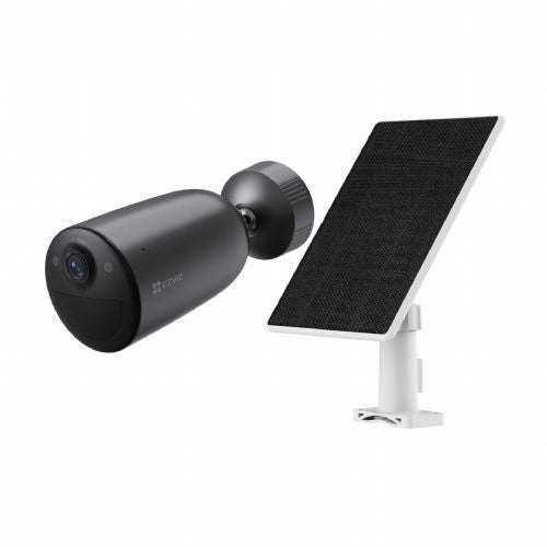 Wireless LTE camera EZVIZ EB3 4G Kit with solar panel, 2K resolution, AI detection, IP65, 5200 mAh battery