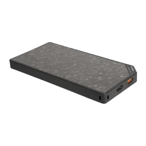 Flextail Zero Power 10,000 mAh power bank, 22.5 W fast charging, IPX4, ultra-compact, carbon fiber (black)
