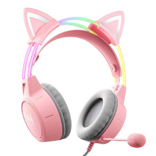 Gaming slušalke ONIKUMA X15Pro Pink Cat&#39;s Ears