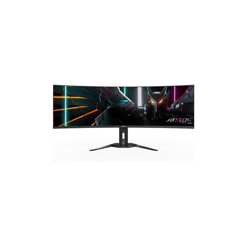 Monitor Gigabyte AORUS CO49DQ 124.5 cm (49"), 5120 x 1440 (5K UHD), OLED 250 cd/m2, 0.03ms, 144Hz, speakers - AORUS CO49DQ