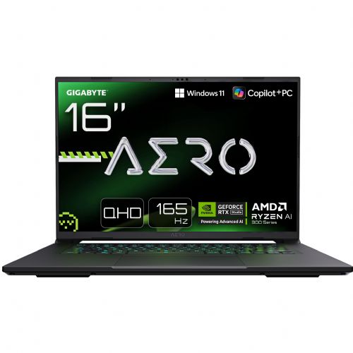 Gaming prenosnik Gigabyte Aero X16 AI 40,6 cm (16") AMD Ryzen AI 9 HX 370/32 GB/SSD 1 TB NVMe/NVIDIA GeForce RTX 5070/DE/W11Pro