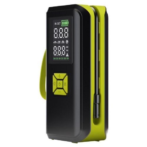 Goobay battery-powered handheld wireless compressor, LED display, portable, Li-ion battery, USB-C charging