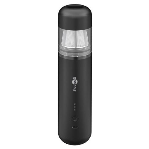 Aspirapolvere portatile Goobay Superior mini cordless 120W 20kPa, 7 accessori, batteria agli ioni di litio