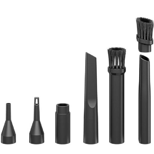 Aspirapolvere portatile Goobay Superior mini cordless 120W 20kPa, 7 accessori, batteria agli ioni di litio