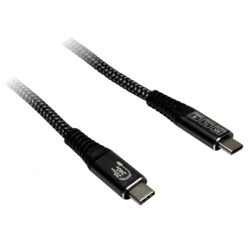 GOOBAY USB-C to USB-C 1.5m 240W PD 3.1 20Gbit/s black power and sync cable