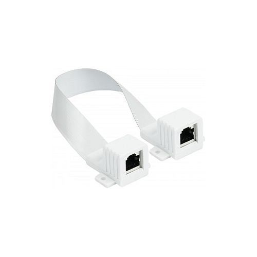 Good Connections RJ45 window pass-through, white, 30 cm