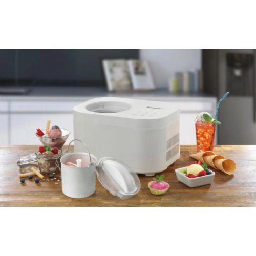 Aparat za sladoled Gorenje ICM10W, kompresorski, 1 l, elektronsko upravljanje, bele barve