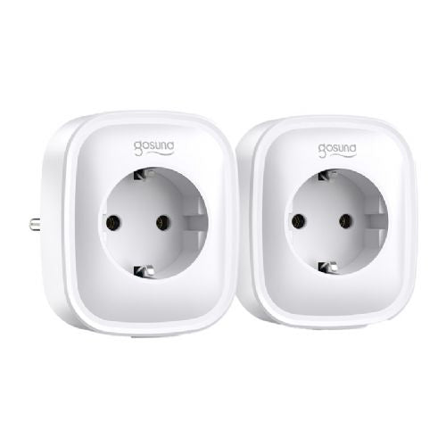 Pametna vtičnica Gosund SP112-M 2xUSB WiFi 10A, paket dveh, merjenje porabe, urniki, glasovno upravljanje, bela (Xiaomi kompatibilna)