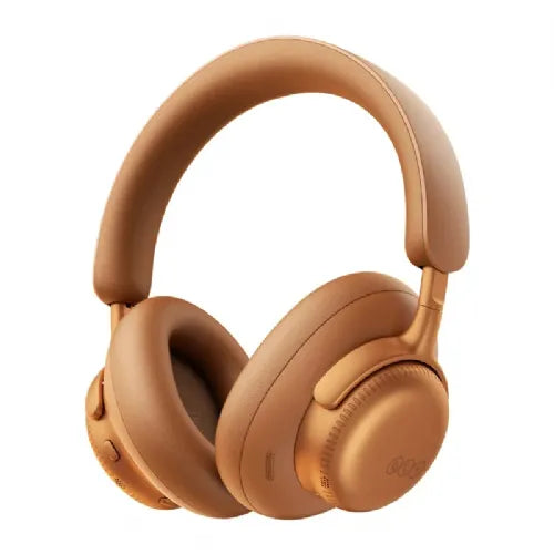 QCY H6 Ultra Wireless Headphones, Orange, PureSilenz™ ANC up to 60 dB, Dual Drivers, 100 Hours Battery Life, LDAC
